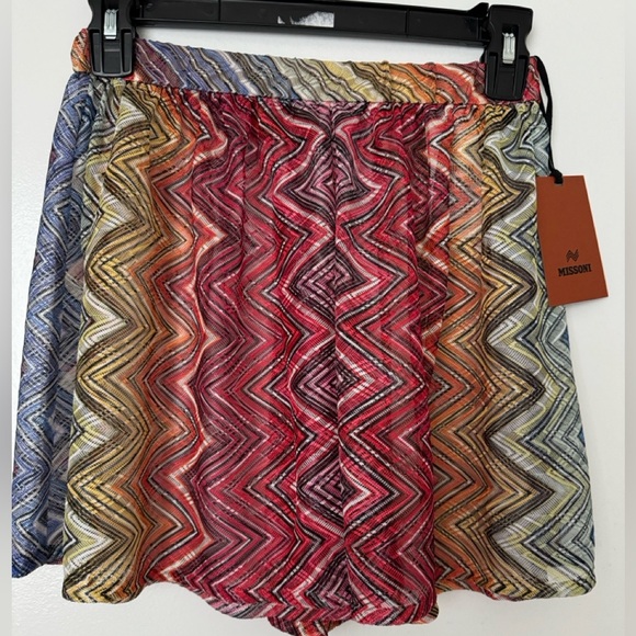 Missoni Semi Sheer Zig Zag Shorts NWT 40 - Picture 6 of 9